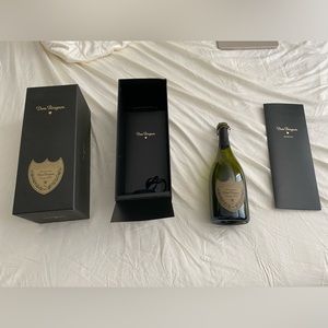 DOM PERIGNON BOTTLE AND BOX